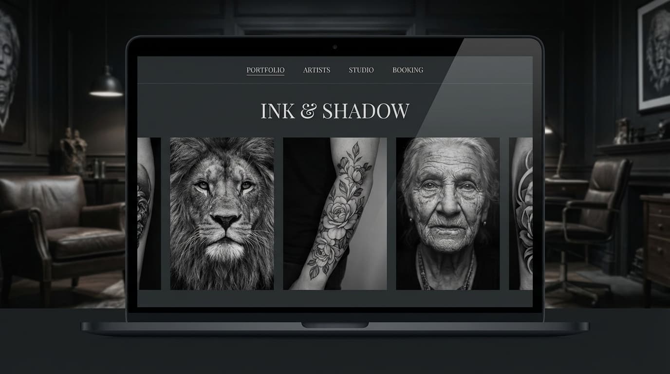 Black & Grey template preview